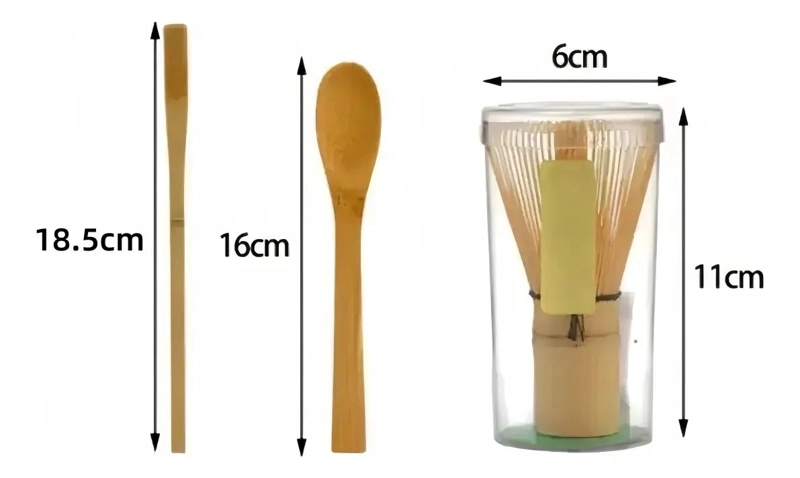 JUEGO DE TE  MATCHA JAPONE S CON BATIDOR Y UTENSILIOS - 3