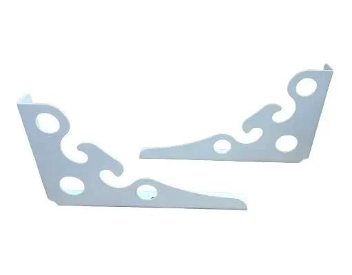 SOPORTES TRIANGULARES DE METAL PARA ESTANTERIAS Y COLGADORES - 5