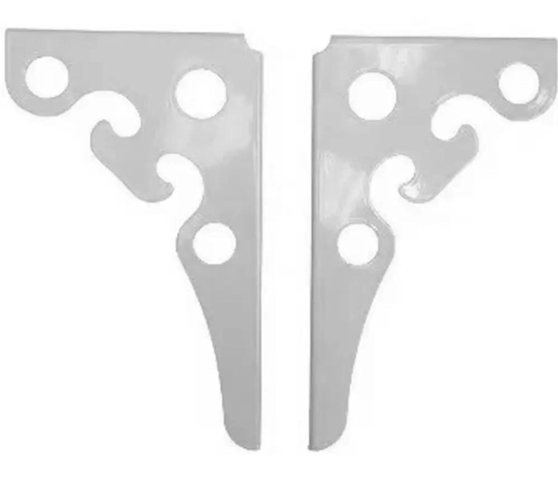 SOPORTES TRIANGULARES DE METAL PARA ESTANTERIAS Y COLGADORES - 9