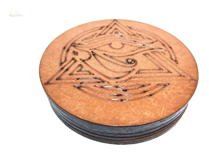POSAVASOS TRIANGULARES OJO DE HORUS PACK 6 UNIDADES - 2