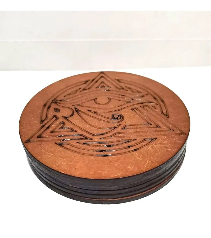 POSAVASOS TRIANGULARES OJO DE HORUS PACK 6 UNIDADES - 5
