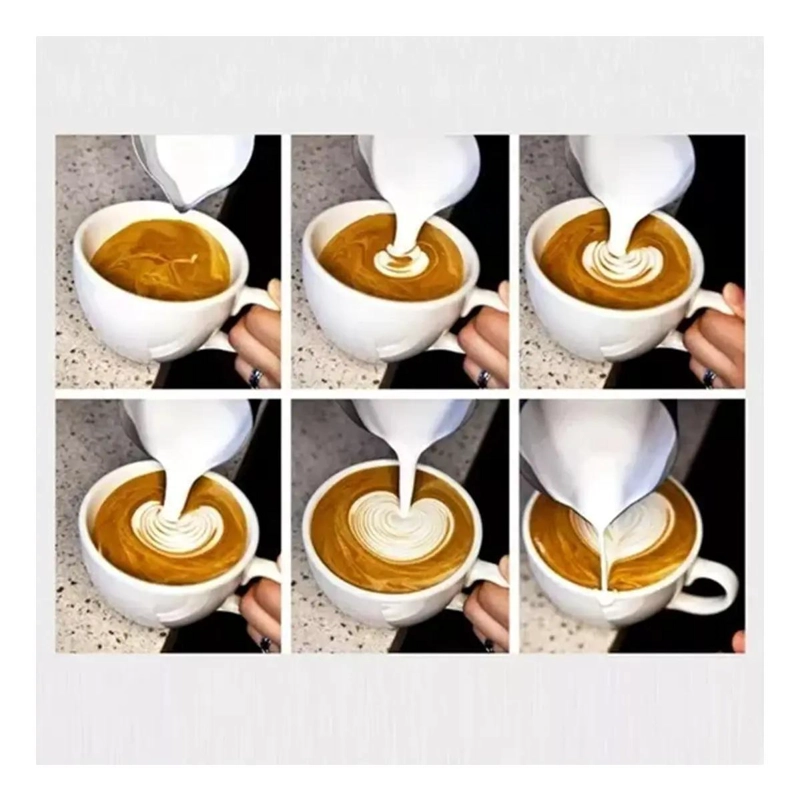 JARRA ESPUMANTE DE ACERO INOXIDABLE PARA CAFE  900ML - 10