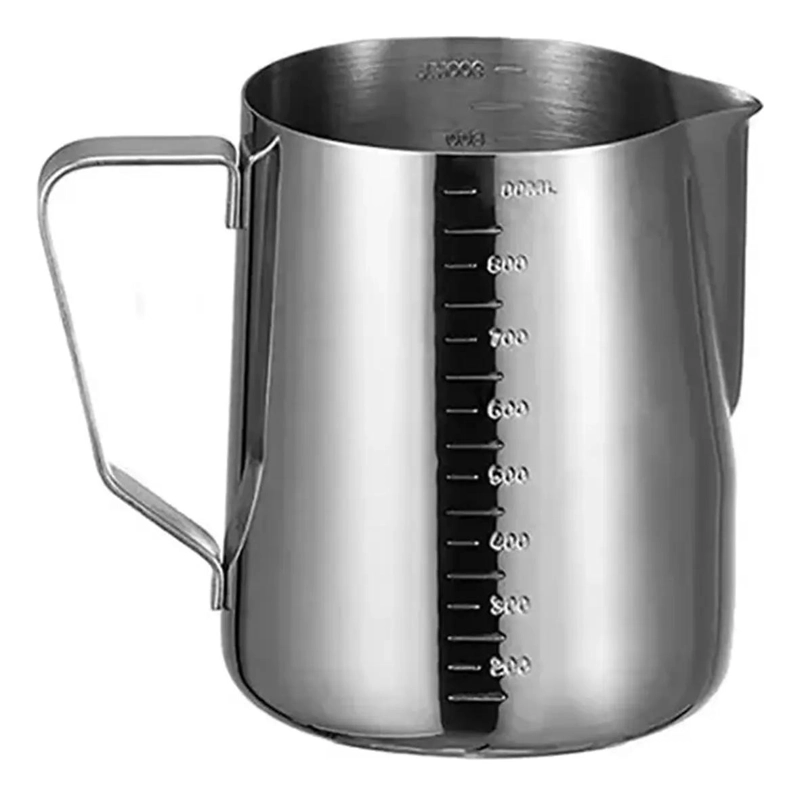 JARRA ESPUMANTE DE ACERO INOXIDABLE PARA CAFE  900ML - 4