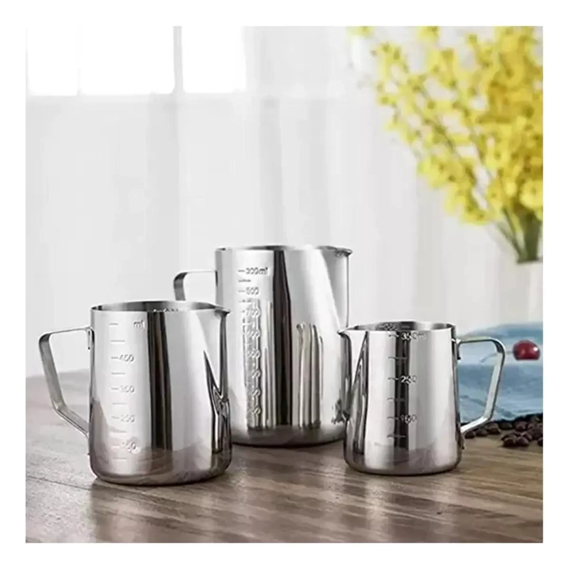 JARRA ESPUMANTE DE ACERO INOXIDABLE PARA CAFE  900ML - 7
