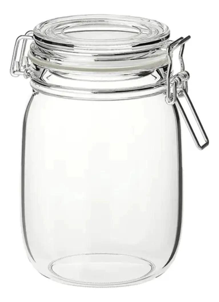 FRASCO HERME TICO DE VIDRIO 1500ML PARA ALIMENTOS - 3