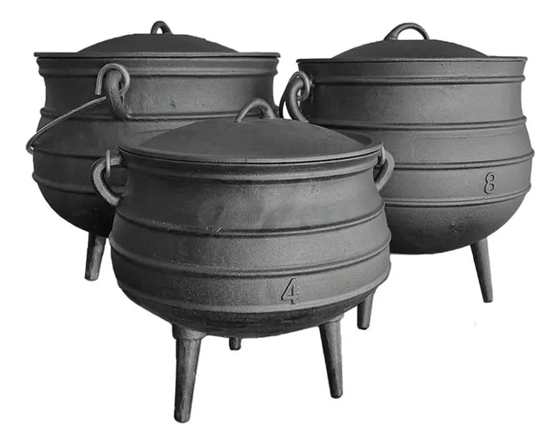 OLLA DE HIERRO FUNDIDO 22 LITROS PARA COCINAR - 8