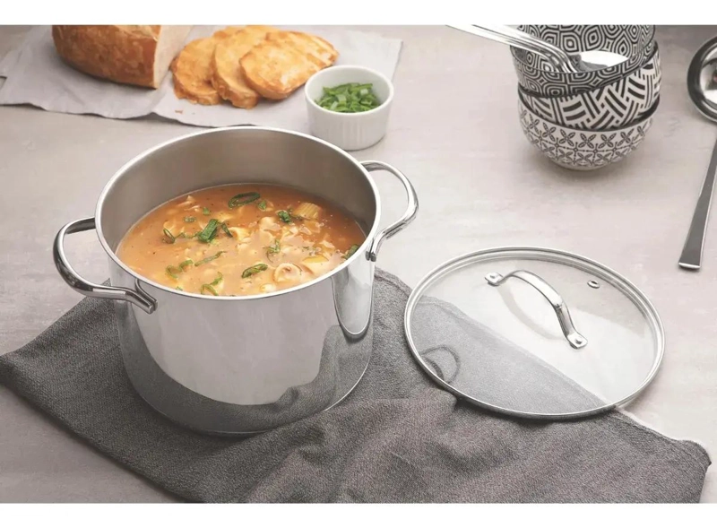 BATERIA DE COCINA DE ACERO INOXIDABLE 4 PIEZAS PARA TODO TIPO DE COCCION - 2