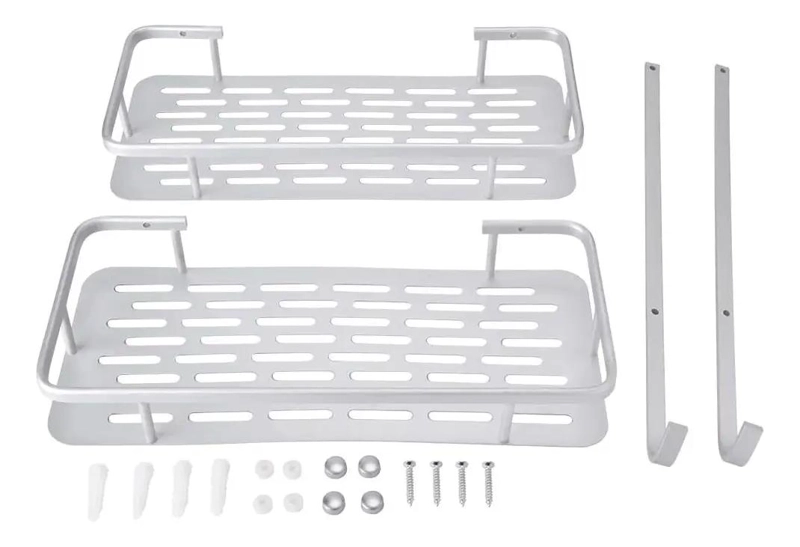 ESTANTE DE DUCHA MULTIUSO DE 2 NIVELES PARA BAÑO - 3