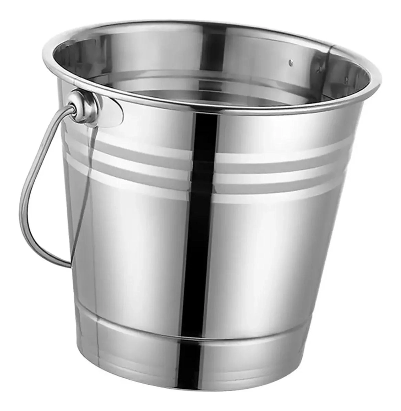 CUBETERA DE ACERO INOXIDABLE 32 CM PARA HIELO - 2