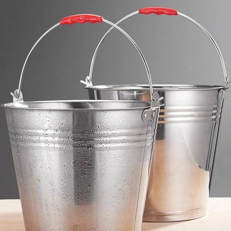 CUBETERA DE ACERO INOXIDABLE 32 CM PARA HIELO - 3
