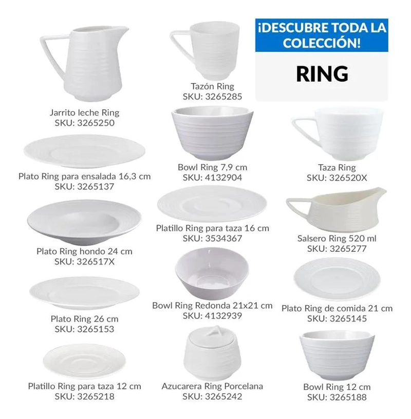 SALSERO DE PORCELANA BLANCO 520ML PARA SALSAS Y ADEREZOS - 5