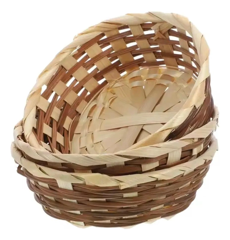 PACK DE 6 CESTAS TEJIDAS PARA PAN DE 17X6 CM - 2