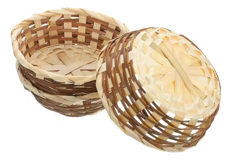 PACK DE 6 CESTAS TEJIDAS PARA PAN DE 17X6 CM - 4