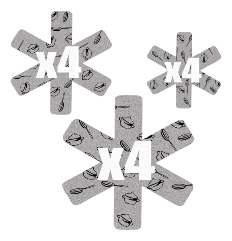 SEPARADORES DE FIELTRO PARA OLLAS Y SARTENES 12 PIEZAS - 3