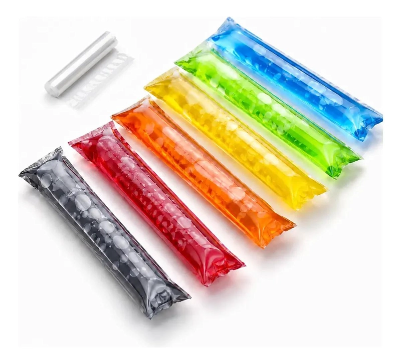 BOLSAS PLASTICAS PARA CUBITOS Y HELADOS 5X30 CM - 500 UNIDADES - 1