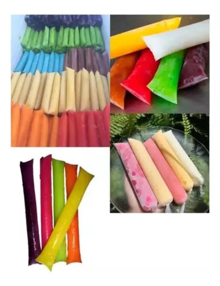 BOLSAS PLASTICAS PARA CUBITOS Y HELADOS 5X30 CM - 500 UNIDADES - 4