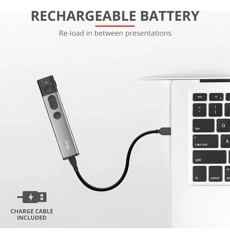 APUNTADOR LASER RECARGABLE CON FUNCIONES POWERPOINT - 4