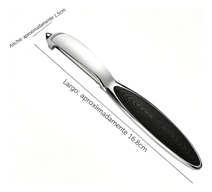 SET DE 2 PELADORES DE ACERO INOXIDABLE PARA FRUTAS Y VERDURAS - 3