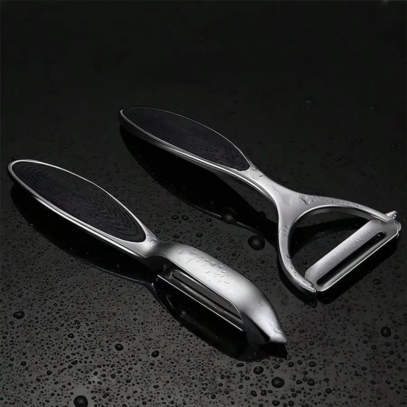 SET DE 2 PELADORES DE ACERO INOXIDABLE PARA FRUTAS Y VERDURAS - 7