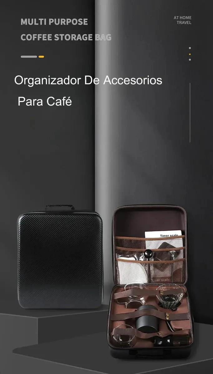 SET DE CAFETERA MANUAL 9 PIEZAS PARA CAMPING Y VIAJES - 4