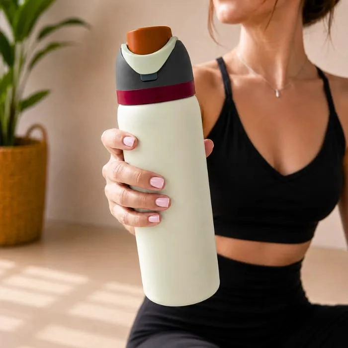 BOTELLA TE RMICA DE ACERO INOXIDABLE 1000ML CON BOQUILLA 2 EN 1 - 1