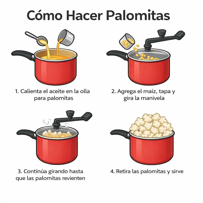 OLLA PARA PALOMITAS ANTIADHERENTE DE 3.5 LITROS - 6