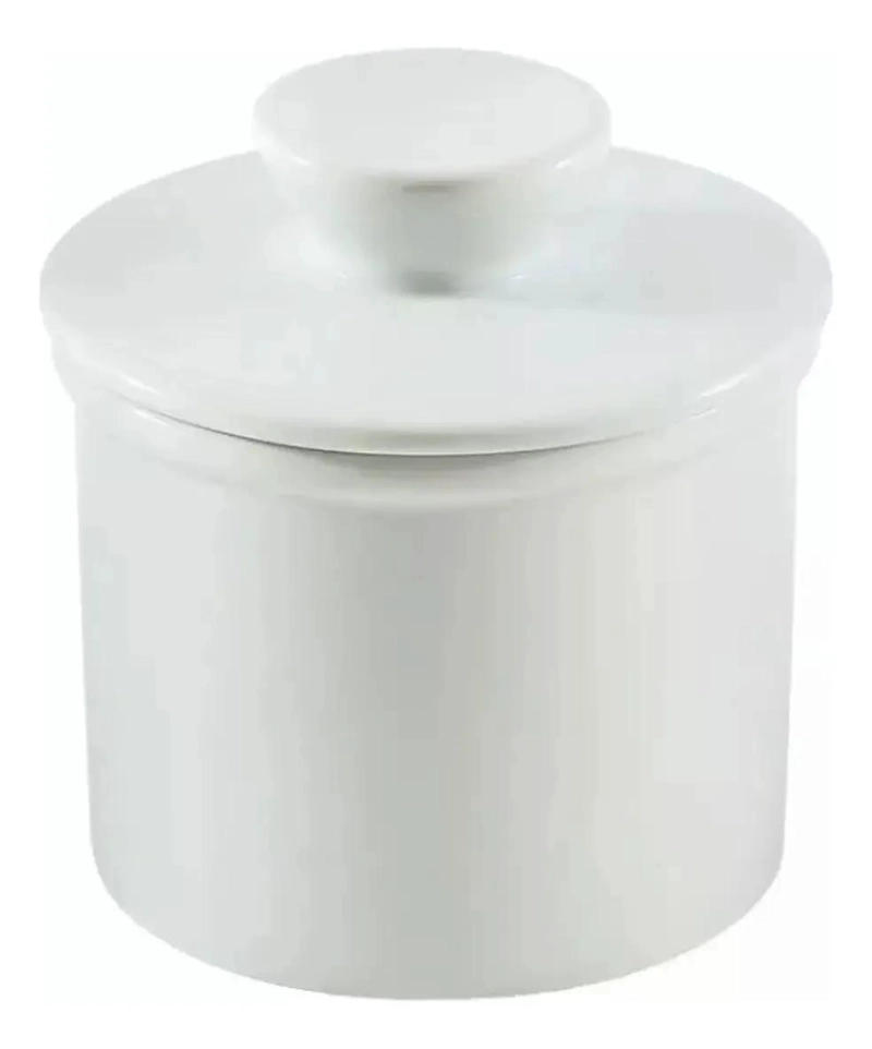 MANTEQUILLERA FRANCESA DE CERAMICA CON AGUA PARA MANTEQUILLA FRESCA - 5