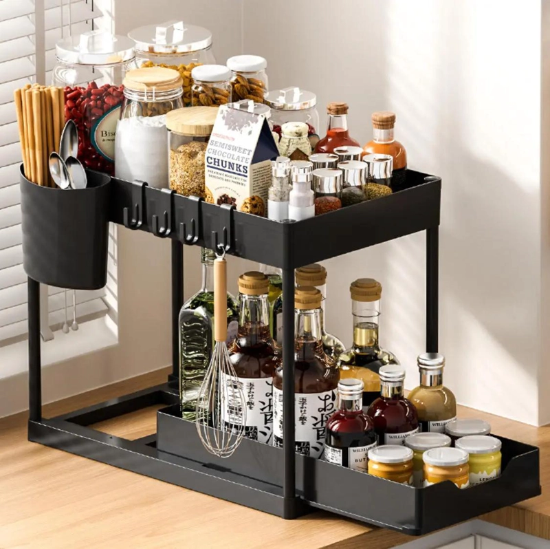 ESTANTE MULTIFUNCIONAL ORGANIZADOR DE COCINA Y BAÑO - 8