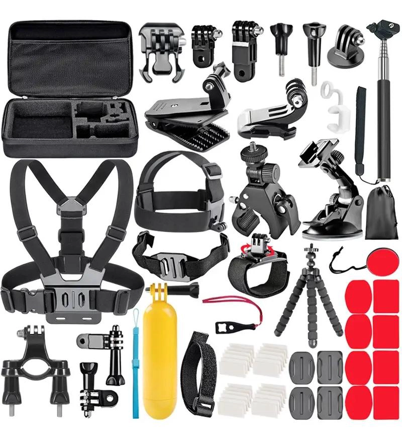 CONJUNTO COMPLETO DE 58 ACCESORIOS PARA CAMARAS DE ACCION - 1