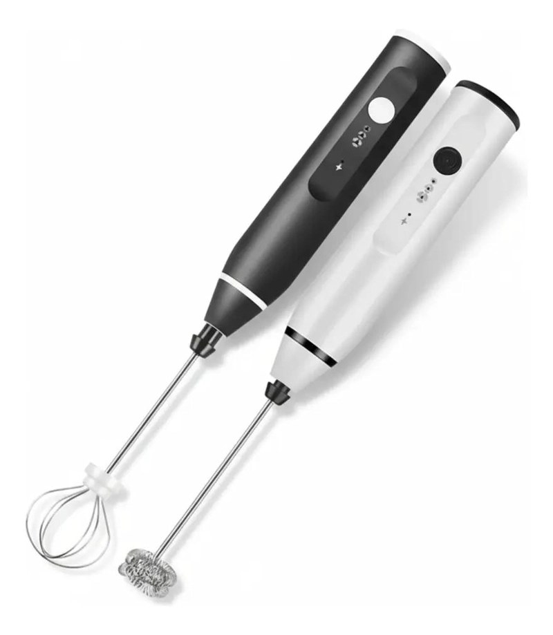 BATIDOR DE MANO RECARGABLE MINI ESPUMADOR PARA CAFE  Y LECHE - 1