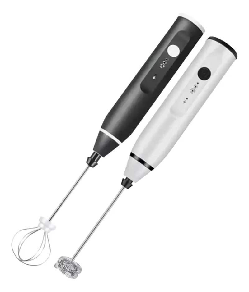 BATIDOR DE MANO RECARGABLE MINI ESPUMADOR PARA CAFE  Y LECHE - 4