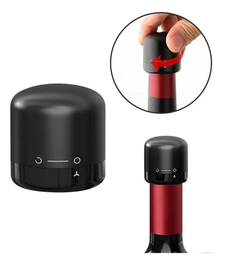 TAPONES DE VINO ESPUMOSO AL VACIO PARA CHAMPAGNE 2 PIEZAS - 1