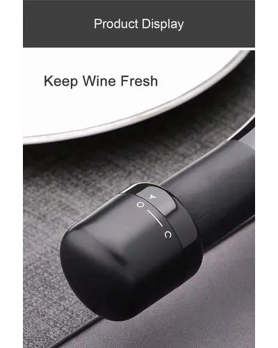 TAPONES DE VINO ESPUMOSO AL VACIO PARA CHAMPAGNE 2 PIEZAS - 10