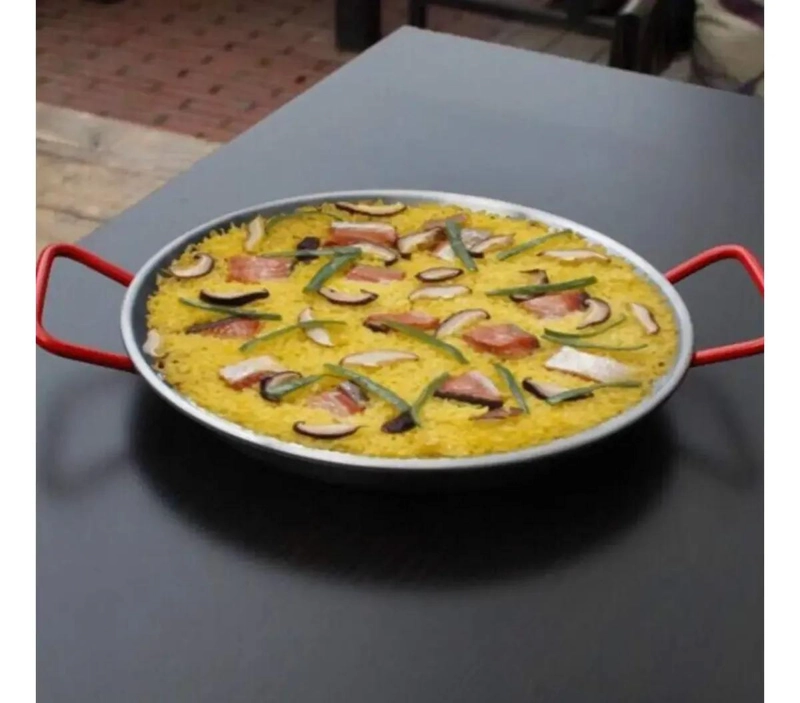 SARTE N PAELLERO DE ALUMINIO DE 22CM PARA COCINAR PAELLAS - 2