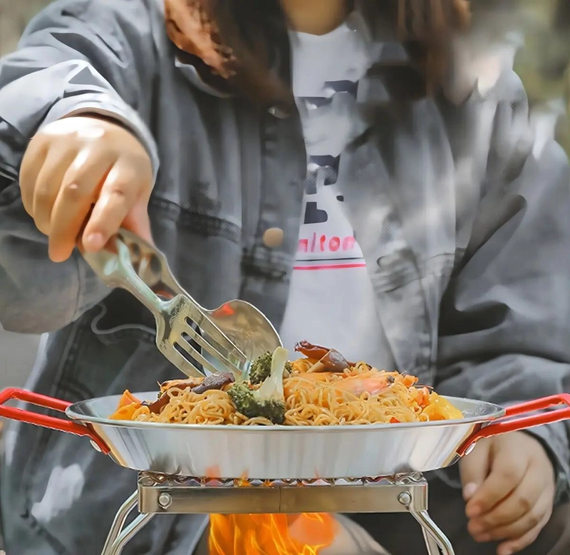 SARTE N PAELLERO DE ALUMINIO DE 22CM PARA COCINAR PAELLAS - 5