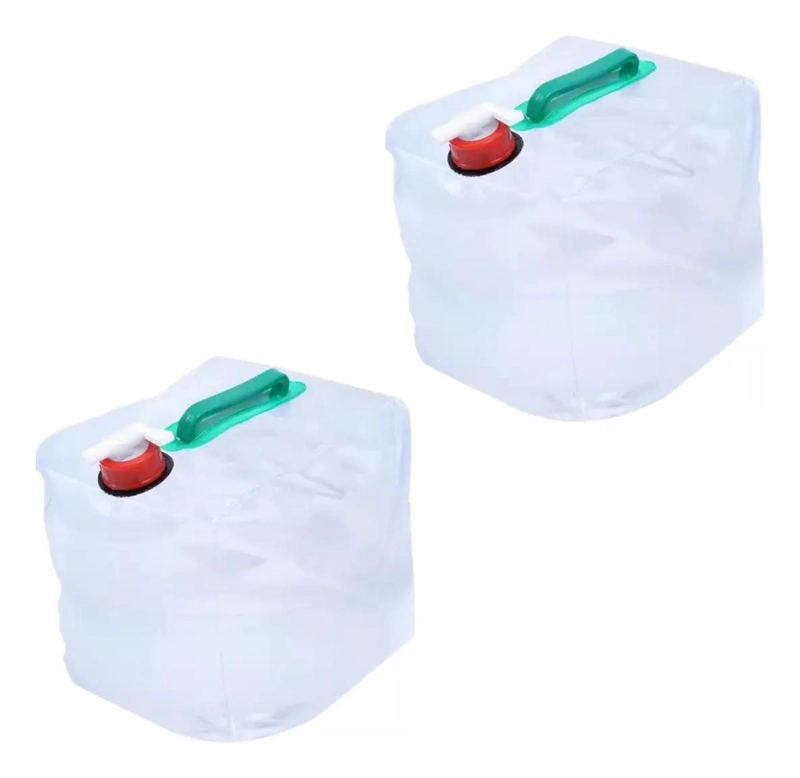 SET DE 2 CUBOS PLEGABLES PARA AGUA DE 20 LITROS - 1