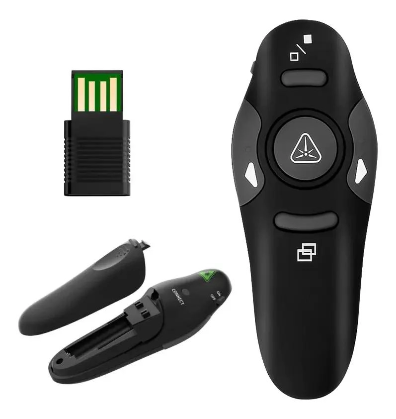 CONTROLADOR INALAMBRICO PARA PRESENTACIONES CON PUNTERO LASER - 1