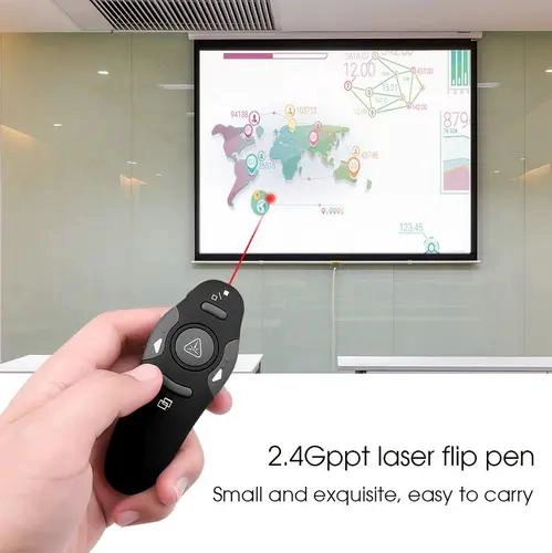 CONTROLADOR INALAMBRICO PARA PRESENTACIONES CON PUNTERO LASER - 4
