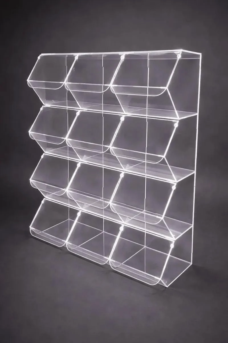 ORGANIZADOR ACRILICO CON 12 COMPARTIMENTOS PARA DULCES - 1