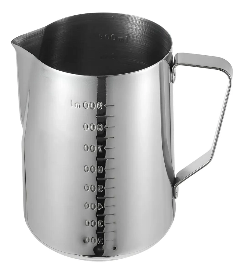 JARRA ESPUMADORA DE LECHE DE ACERO INOXIDABLE 900 ML - 8
