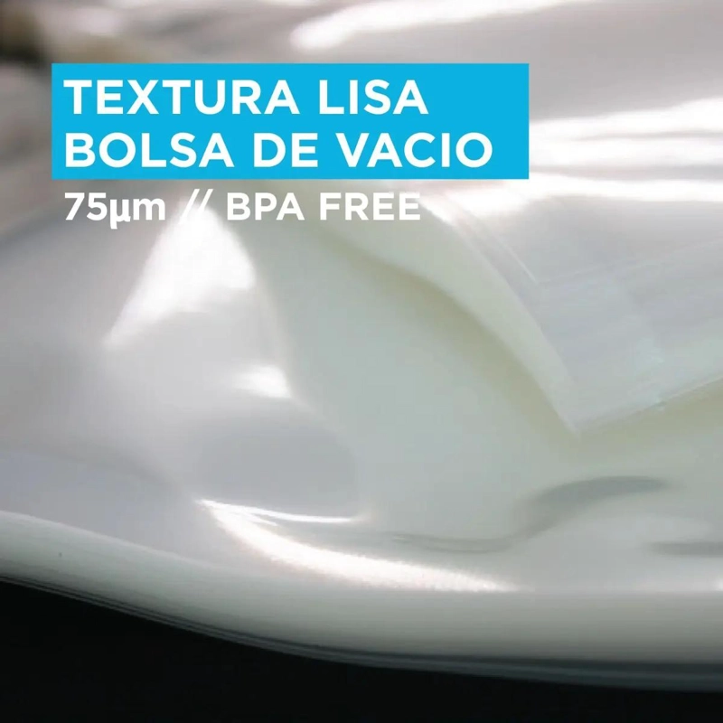 100 BOLSAS DE VACIO LISAS 20X30 CM PARA SELLADORAS PROFESIONALES - 4