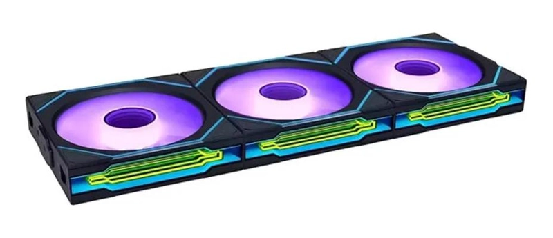 VENTILADORES DE 120MM CON CONTROL INALAMBRICO Y RGB - 1