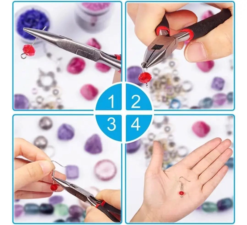 KIT COMPLETO DE HERRAMIENTAS PARA JOYERIA Y MANUALIDADES - 6
