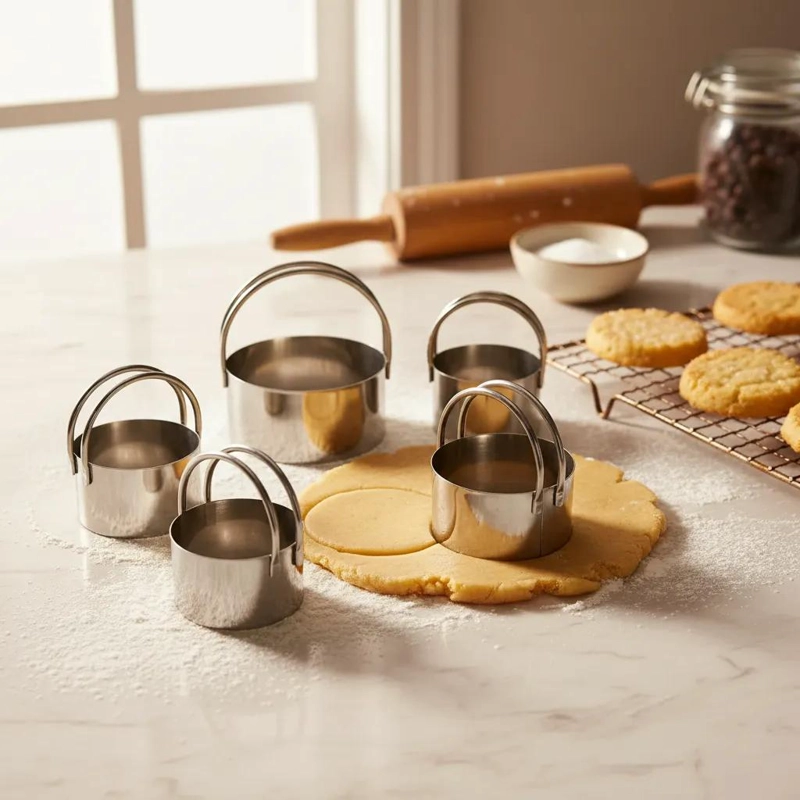 CORTADOR CIRCULAR ACERO INOXIDABLE DOBLE MANGO PARA REPOSTERIA - 2