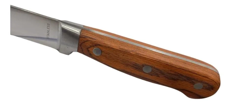 CUCHILLO DE CHEF PROFESIONAL DE 8 PULGADAS CON MANGO DE MADERA - 3