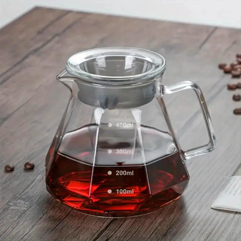 TETERA DE VIDRIO 400ML PARA INFUSIONES Y CAFE - 7