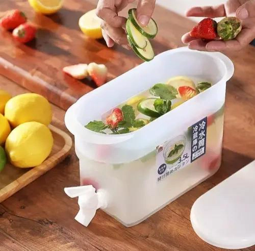 JARRA DISPENSADORA DE BEBIDAS CON GRIFO Y FILTRO 3500 ML - 1