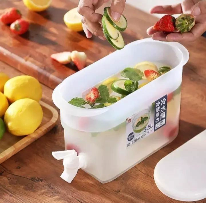 JARRA DISPENSADORA DE BEBIDAS CON GRIFO Y FILTRO 3500 ML - 2