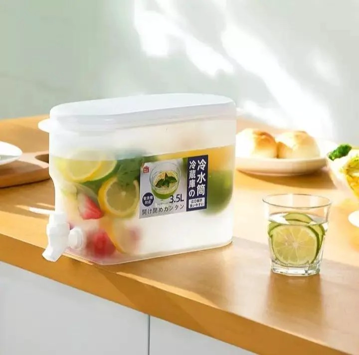 JARRA DISPENSADORA DE BEBIDAS CON GRIFO Y FILTRO 3500 ML - 3
