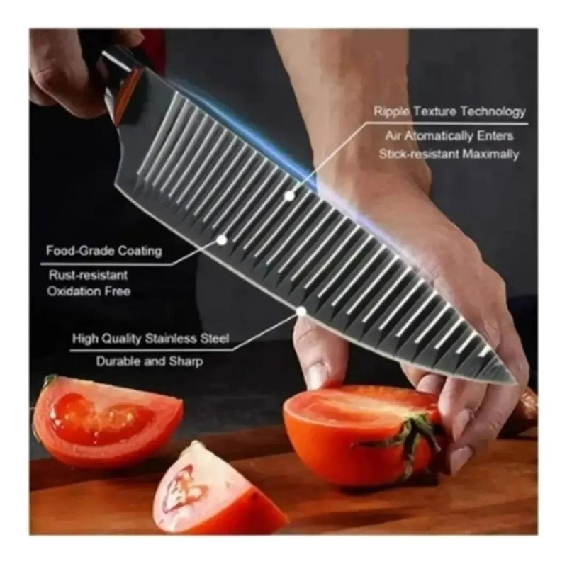 JUEGO DE 6 CUCHILLOS DE COCINA DE ALTA CALIDAD - 4